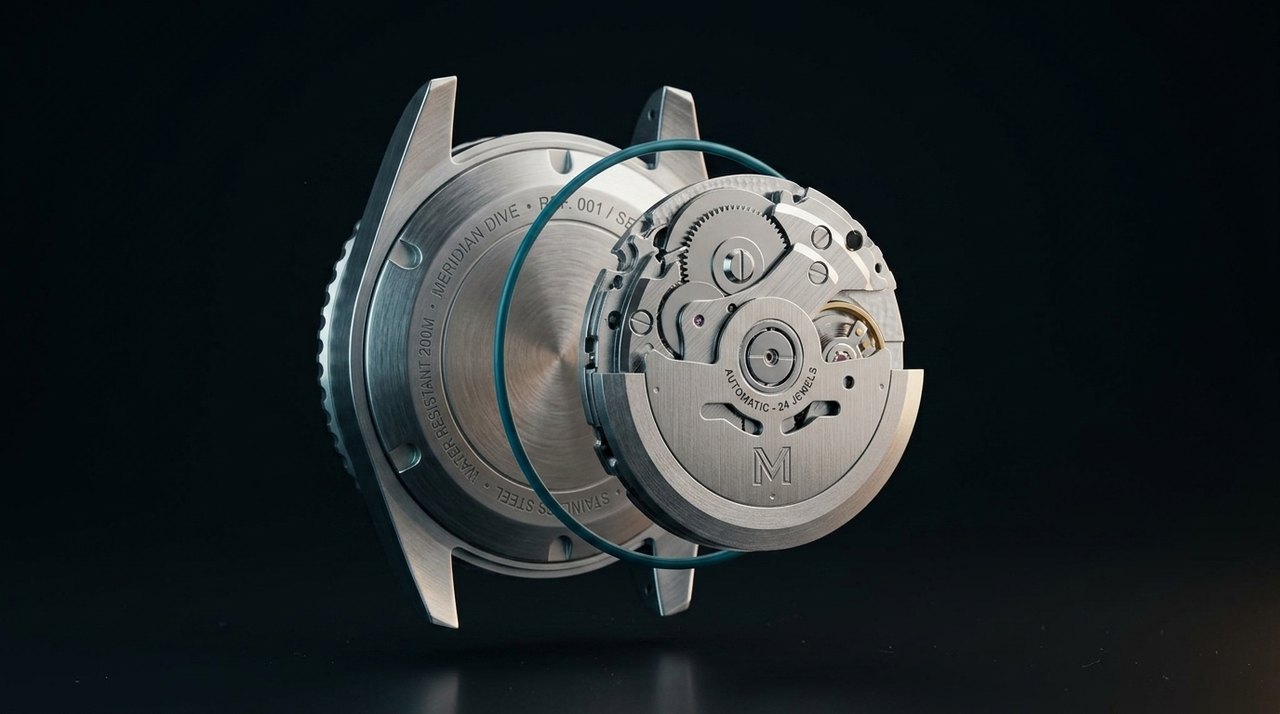 A studio detail photograph of the Meridian Dive
